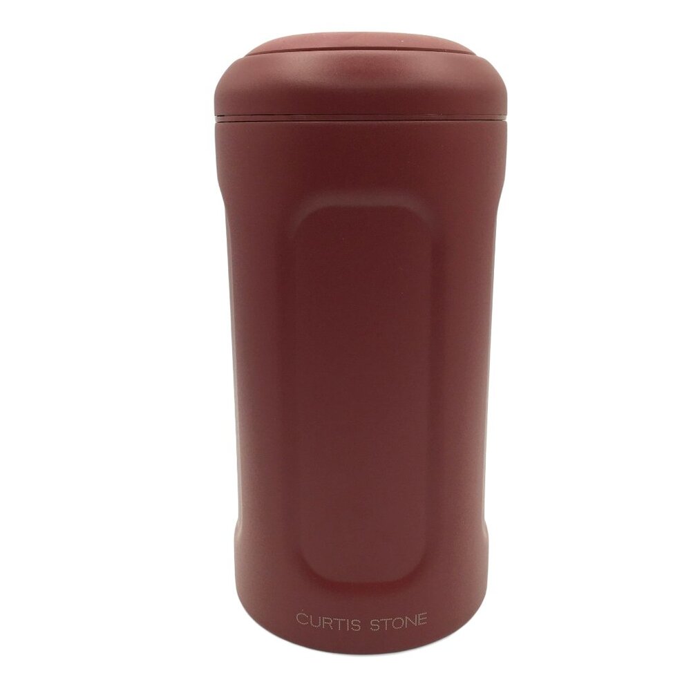 Curtis Stone Wine Chiller Double Wall Stainless Steel Bottle Cooler Burgundy NEW